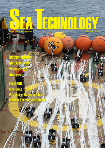 February 2021 issue of Sea Technology magazine