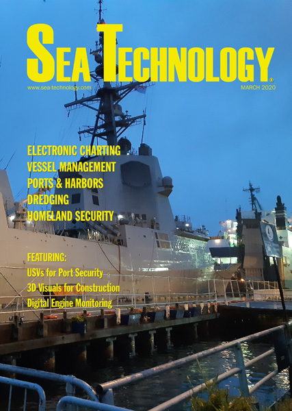 Cover for the March edition of Sea Technology
