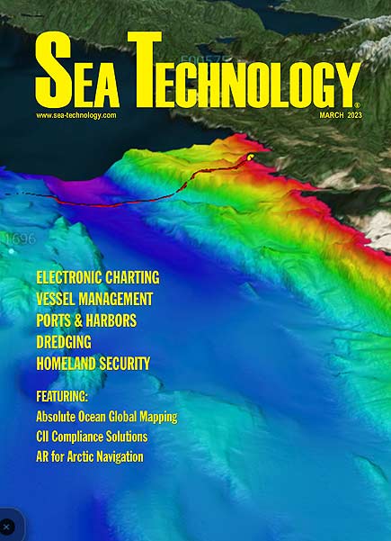 March 2023 edition of Sea Technology