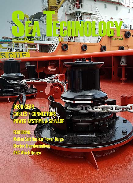 July 2023 Issue of Sea Technology magazine