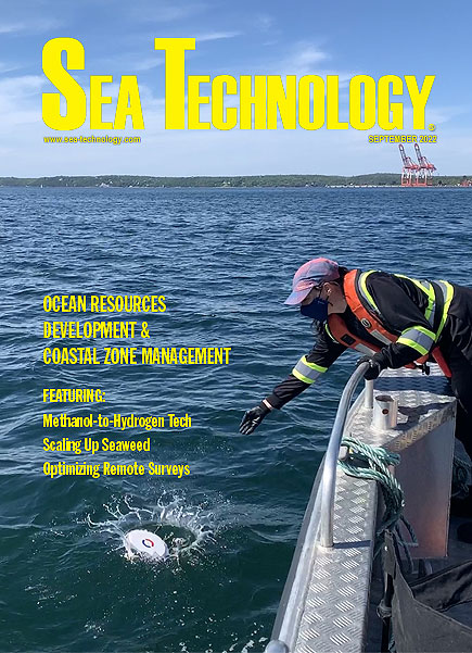 September Edition of Sea Technology magazine