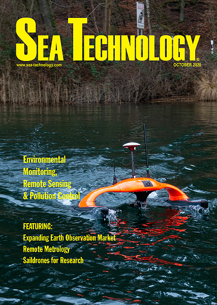 Cover for Sea Technology magazine October 2020