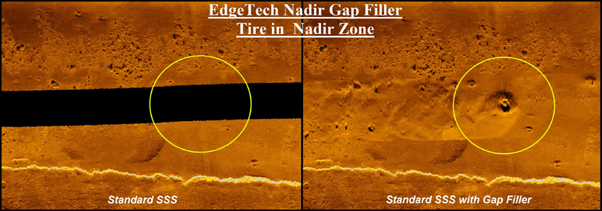 nadir gap coverage on the EdgeTech 2205 sonar platforms