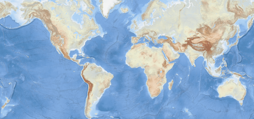 EBWBL global bathymetry