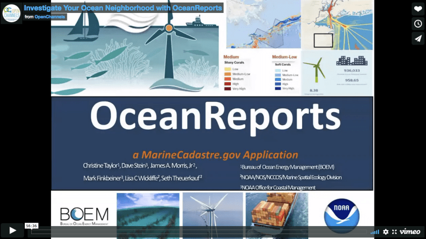 OceanReports webinar