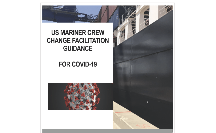 US Mariner Crew Change Facilitation Guidance for COVID-19